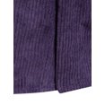 thumbnail image 4 of Fashnice Chemise Homme Col à Revers Chemises Boutonnées Coupe Régulière Tunique de Vacances Violet TG, 4 of 9