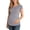 M04 Gray, variant on Maternity Shirts Short Sleeve Crew Neck Pleated Stretch Pregnancy T-Shirts Soft Comfortable Plus Size Tee for Women Black 4XL