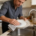 thumbnail image 3 of 100 Percent Cotton Waffle Weave Kitchen Dish Cloths Set, Ultra Soft Absorbent Quick Drying Dish Towels 11. x 11. Inches for Cleaning Drying Home Kitchen Use, 3 of 3