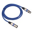 thumbnail image 2 of XLR 6pcs 1.5m Cable Xlr Conjunto de Cables de Micrófono Colorido Cable de Luz DMX Machador de 3 Pines de 3 Pines A Hurbra Para El Sonido de la Etapa del Foco de Sonido Micrófono, 2 of 7