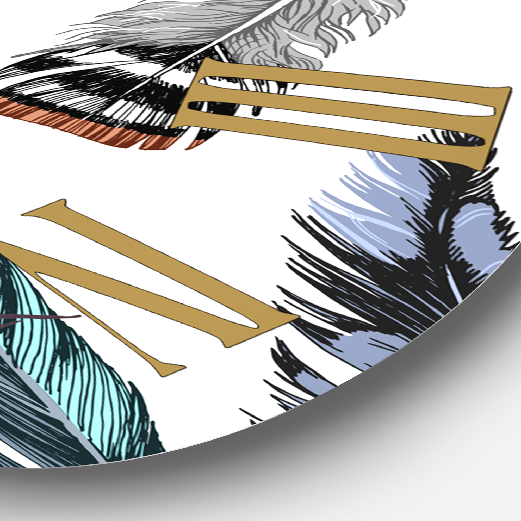Designart 1 in Bohemian Wall Clock