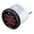 thumbnail image 1 of Boat 52mm 4 in 1 Multifunctional Digital Display Gauge Fuel Level Oil Pressure Water Temperature Voltmeter with Backlight, 1 of 7