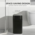 thumbnail image 3 of Juego de 2 cubos de basura de 13.3 litros con tapa, sensor de movimiento, cubo de basura delgado para baño, decoración de baño, cubo de basura impermeable inteligente pequeño para cocina, 3 of 4