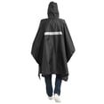 thumbnail image 4 of Poncho de Pluie avec Capuche Imperméable Vestes de Pluie Polyester Cape de Pluie pour Randonnée Camping Cyclisme, 4 of 8