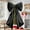 Black, variant on 40×24 Inch Large Bow for Room, Giant Satin Wall Bow for Graduation Wedding Party Women Home Decor Backdrop