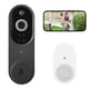 thumbnail image 1 of TXG Timbre con Camara y Campana para Exterior 1080P, Video Doorbell Inteligente WiFi con Cheme, Timbre Inalambrico para Case 5200mAh Bater&iacute;a Recargable, IP65 Impermeable, Nergo, 1 of 8