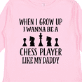 thumbnail image 4 of Inktastic Futre Chess Player Like Daddy Boys or Girls Long Sleeve Toddler T-Shirt, 4 of 5