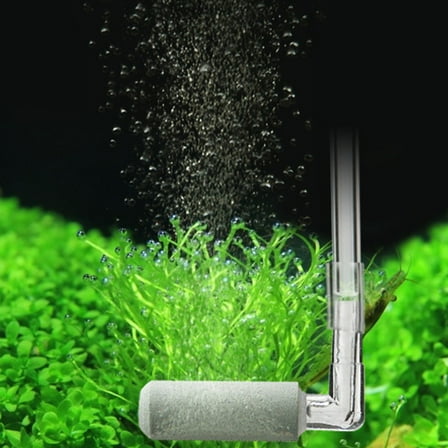 WASHWEPE 1Set Co2 for Aquarium Fittings 25 x 1.8 in 360 Degree Design