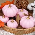 thumbnail image 4 of Foam Pumpkin-Halloween Decorations-Artificial Pumpkins Fall Decorations Small Pumpkin for Autumn Halloween Thanksgiving Faux Pumpkins Home Table Decor,12 PCS, 4 of 8