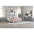 thumbnail image 3 of New Classic Furniture Huxley Solid Wood 5-Drawer Chest in Gray, 3 of 7