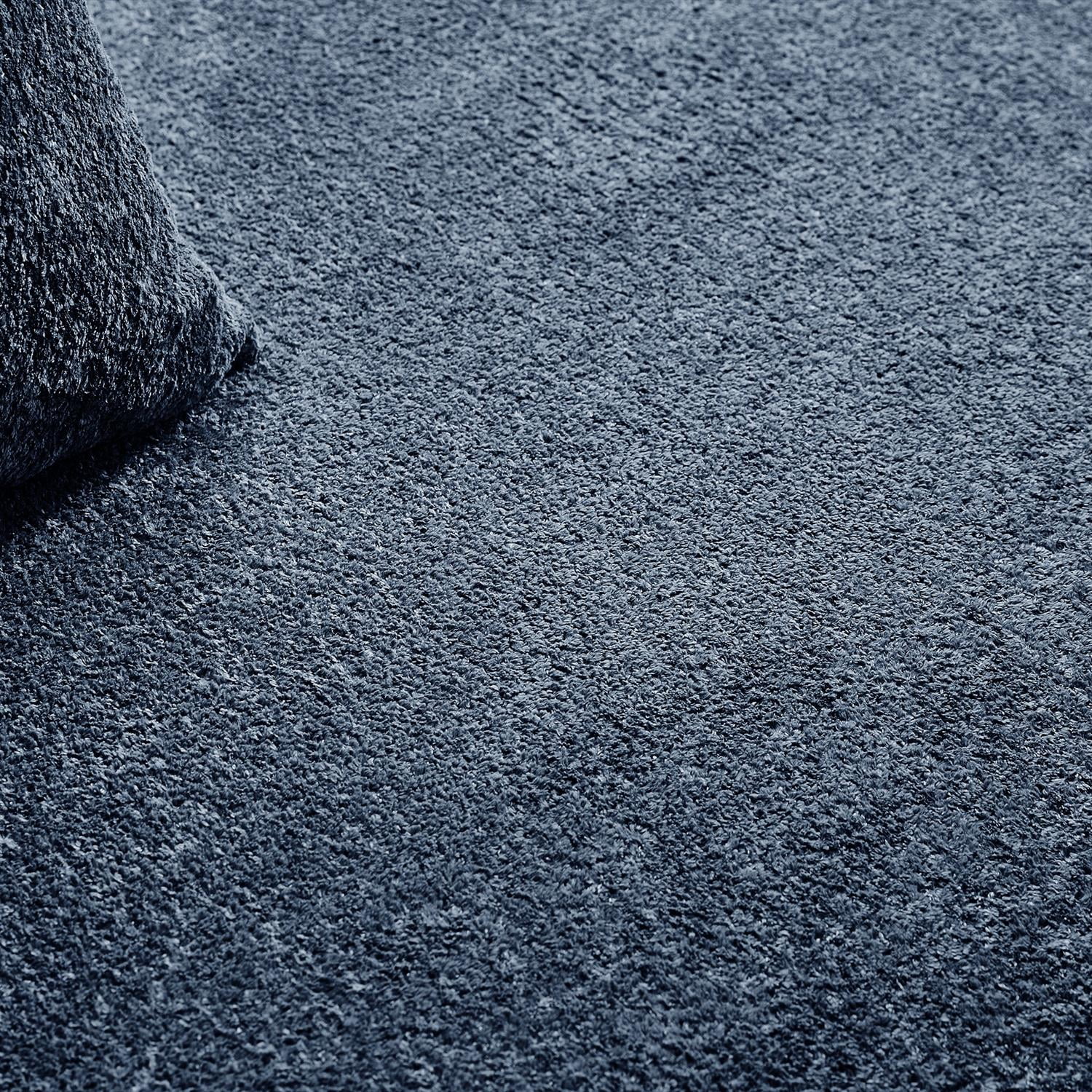 Demi Bonn 109" Modern Curved Sectional Sofa, Large 5-Seater Couch for Living Room and Apartment, Easy Assembly, Blue