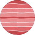 thumbnail image 1 of Ahgly Company Machine Washable Indoor Round Transitional Light Coral Pink Area Rugs, 3' Round, 1 of 7
