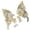 Green, variant on Large Silk Flower Butterfly Hair Clip Artificial Flower Hair Barrettes for Weddings Parties and Cultural Event Gathering