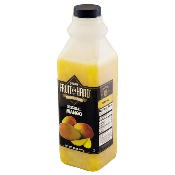Fruit In Hand Mango Passionfruit Pourable Fruit Puree, 35 Ounce - 6 per case.