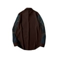thumbnail image 2 of Men's Denim-Style Western Long Sleeve Shirt Button-Front with Chest Pockets and Artistic Swirl Print Lightweight Soft Cotton Blend for Streetwear and Weekend Outings All-Season, 2 of 5