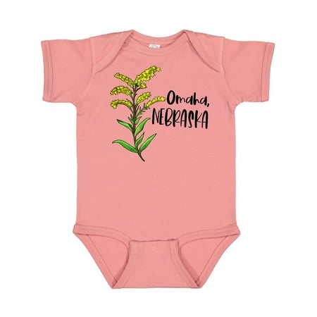 

Inktastic Omaha Nebraska Goldenrod Flower Gift Baby Boy or Baby Girl Bodysuit