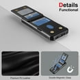 thumbnail image 5 of for iPhone 16E Case Wallet Credit Card Holder, Back Pocket Flip Kickstand Phone Cover Premium PU Leather TPU Bumper Anti-Scratch Shockproof Protective Rugged Shell, Black, 5 of 8