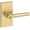 Gold, variant on Baldwin En.Tub.Cfr Tube Single Cylinder Keyed Entry Door Lever Set - Bronze
