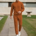 thumbnail image 2 of Mens Sweatsuits Sets 2 Piece Outfit Set Casual Long Sleeve Pullover Sweatshirt Sweatpants Suit Tracksuits Jogging Suit Lounge Sets for Men, 2 of 4