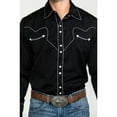 thumbnail image 4 of Scully Men's Embroidered Long Sleeve Snap Western Shirt - P-726 X-, 4 of 6