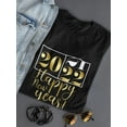 thumbnail image 3 of 2022 Happy New Year T-Shirt Women -Smartprints Designs, Female x-Large, 3 of 4