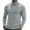Gray, variant on TOUMENY Men High Neck Top Long Sleeve Slim Fit Solid Casual Sweater Pullover Cotton Fashion Breathable Quick Dry Winter Sweater Black L