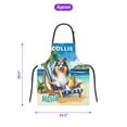 thumbnail image 5 of Collie Hello Summer Beach Theme with Sunglasses and Tropical Cocktail Apron Collie Dog Lover Gifts Idea for Cooking Grilling Baking Painting Gardening - 00009, 5 of 5
