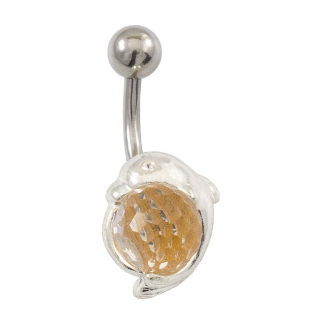 Anneau de Nageur avec des Dauphins et la Conception de Boule Disco 14g