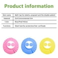 thumbnail image 4 of NOGIS Baby Shower Cap Soft Adjustable Bathing Shampoo Hat with Ear Protection Bath Protection Cap Children Wash Hair Sheet Hats (Blue), 4 of 7