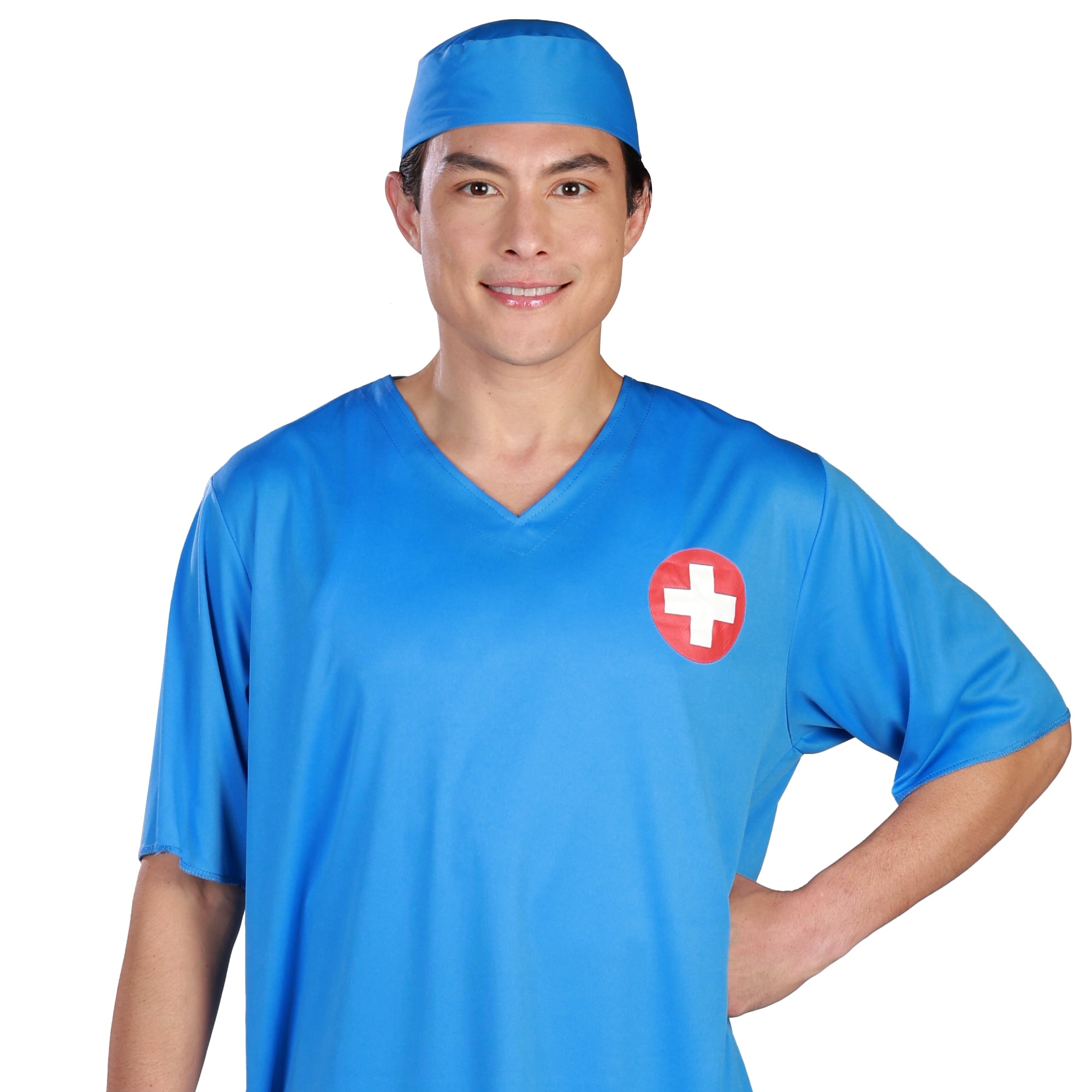 Doctor Scrubs Halloween Costume for Adults, Men's Size S (28/30), by Way to Celebrate