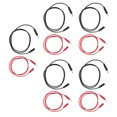 thumbnail image 1 of Banana Plug Test Lead, 30Vac-60Vdc 19A 4mm Male to Female Banana Plug Test Line 5 Set  For Automotive Maintenance, 1 of 8