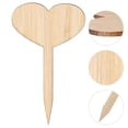 thumbnail image 6 of Joernso 50Pcs Bamboo Heart Oval Vegetables Plant Labels Tags Garden Nursery Pots Markers, 6 of 7