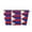 Silver, variant on Filipino Flag Purse Organizer Handbags Totes Leather Zipper Printing Bag For Women Travel Toiletry Bag