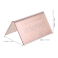 thumbnail image 2 of Moluckfu Señal De Metal Rosa Dorado Ideal Para Bodas Y Restaurantes Con Claro, 2 of 6