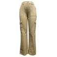thumbnail image 4 of Kmdttou Wide Leg Cargo Pants Trendy And Casual Multi Pocket Loose Wide Leg Work Pants Long Pants, 4 of 4