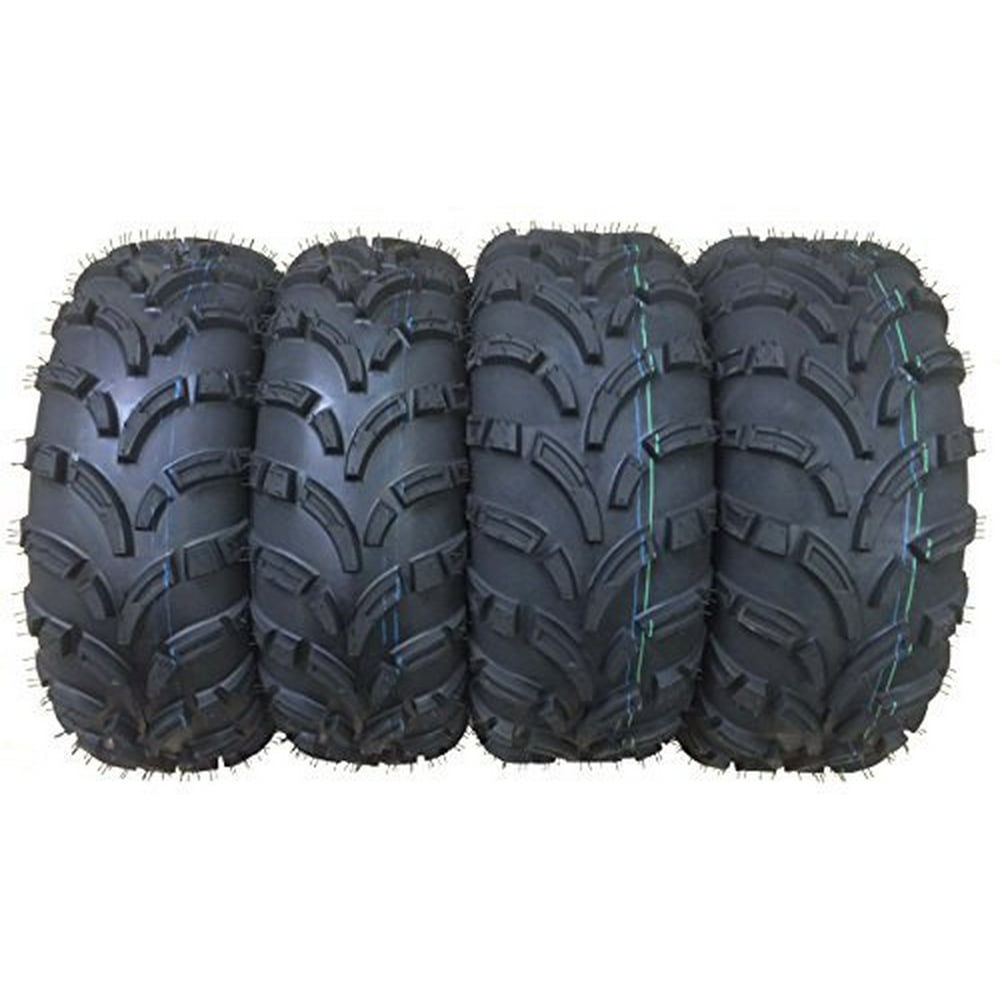 Set of 4 New WANDA ATV/UTV Tires 25x812 Front & 25x1012 Rear /6PR