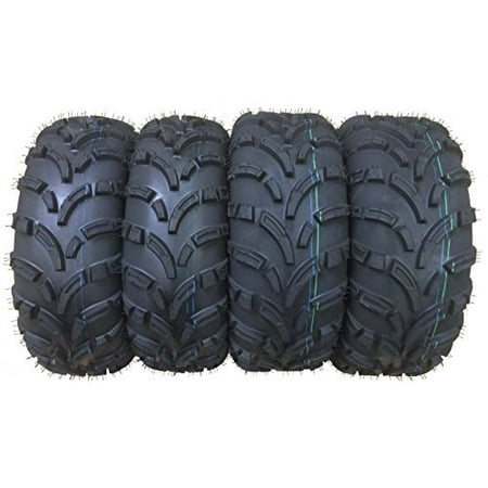 Set of 4 New WANDA ATV/UTV Tires 25x8-12 Front & 25x10-12 Rear /6PR P373 - (Best Sand Tires Atv)