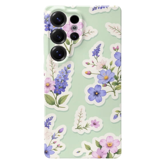 SKLYDDI Cute Aesthetic Purple Case for Galaxy S25 Ultra - 134