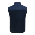 thumbnail image 3 of Men's Cutter & Buck Navy Chicago Cubs Big & Tall Cascade Eco Sherpa Fleece Full-Zip Vest, 3 of 3