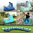 thumbnail image 4 of Sofá inflable grande para acampar, silla de aire para Festival de piscina, playa, turismo, bolsa de aire plegable, tumbona, 4 of 4