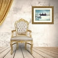 thumbnail image 3 of Nawrocke, Bruce 18x14 Gold Ornate Wood Framed with Double Matting Museum Art Print Titled - Frozen Dock, 3 of 4