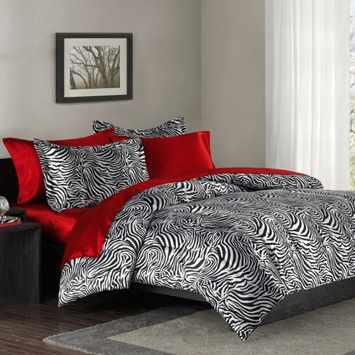 Mainstays Leopard Print Bedding Comforter Mini Set