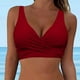 thumbnail image 1 of Trajes de baño para mujer, Trajes de baño para mujer, Traje de baño liso sin mangas para mujer, Traje de baño con relleno y efecto push-up, Blusa de traje de baño para mujer, 1 of 5