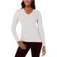thumbnail image 1 of Tommy Hilfiger suéter de punto de cable para mujer, gris, grande Tommy Hilfiger  Pull-over, 1 of 1