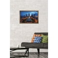 thumbnail image 2 of Cityscapes - Indianapolis, Indiana Wall Poster, 14.725" x 22.375", Framed, 2 of 3
