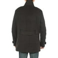 thumbnail image 4 of Mens Charcoal Gray Coat Luciano Natazzi Stylish Topcoat, 4 of 5