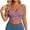 Purple, variant on Women's Plus Size Wireless Front-Closure Bra, Seamless Lace Tank Top Style with Wide Straps, Comfort Full-Coverage Bralette for Everyday Support (US 34-48)