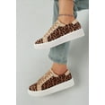 thumbnail image 2 of Flippin Studded Leopard Print Chunky Sneakers, 2 of 12