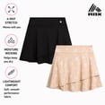 thumbnail image 5 of RBX Girls' Active Skirt - 2 Pack Pleated Athletic Performance Scooter Skort (7-16), 5 of 7