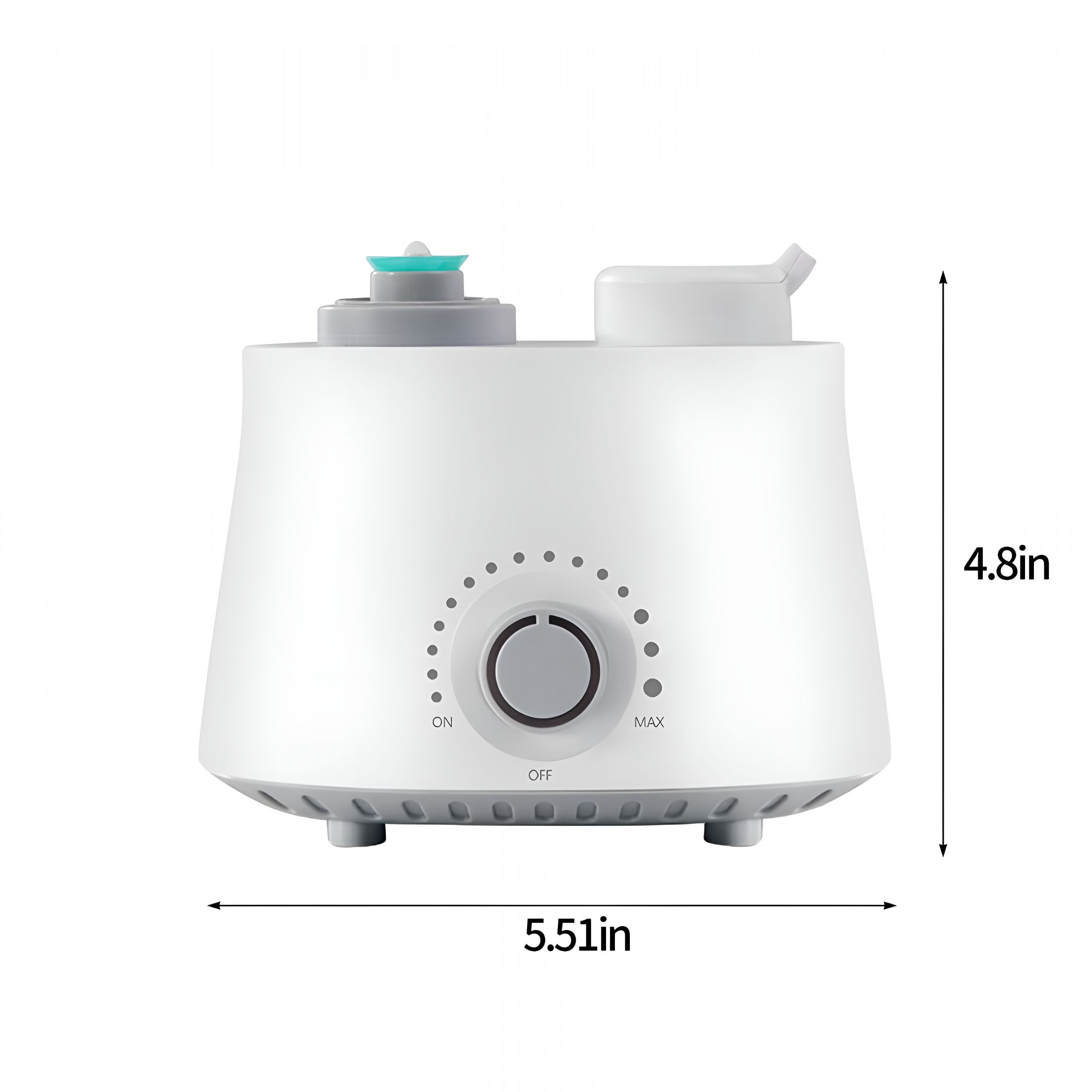 HIBIBUD 2026 New Portable Humidifier for Water Bottle,Ultrasonic Quiet Travel Humidifier with Adjustable Mist,Plug-In Personal Desk Humidifier for Home Office Bedroom Car